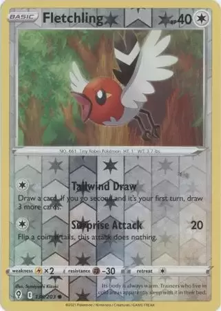 Evolving Skies - Fletchling Reverse