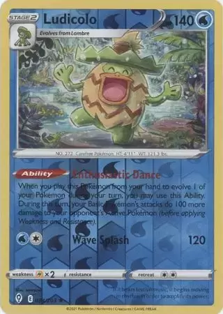 Evolving Skies - Ludicolo Reverse