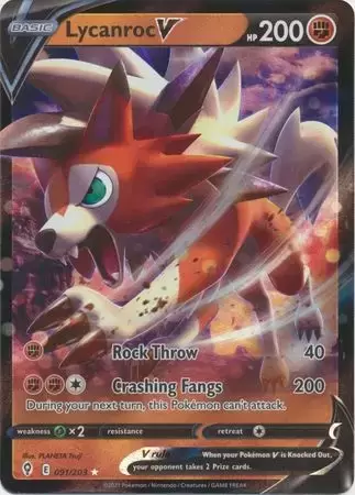 Evolving Skies - Lycanroc V
