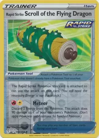 Evolving Skies - Rapid Strike Scroll of the Flying Dragon Reverse