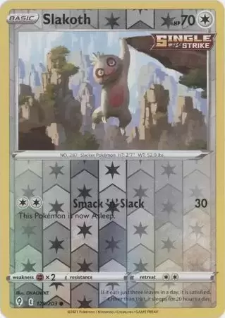 Evolving Skies - Slakoth Reverse