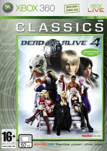 Jeux XBOX 360 - Dead or alive 4 - classics