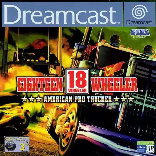 Dreamcast Games - 18 Wheelers
