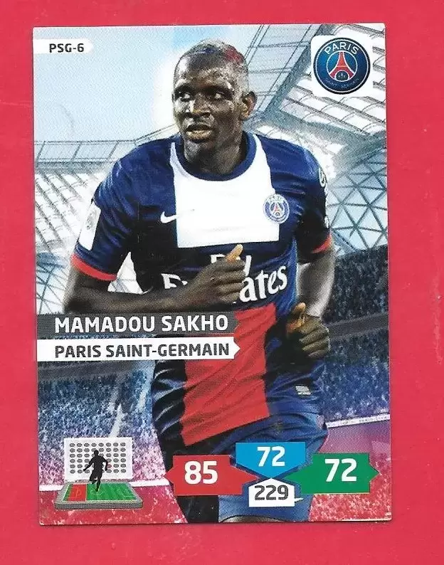 Adrenalyn XL 2013-2014 (France) - Mamadou Sakho - Paris Saint-Germain