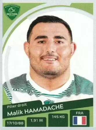 Rugby 2018 - 2019 - Malik Hamadache - Section Paloise Béarn Pyrénées