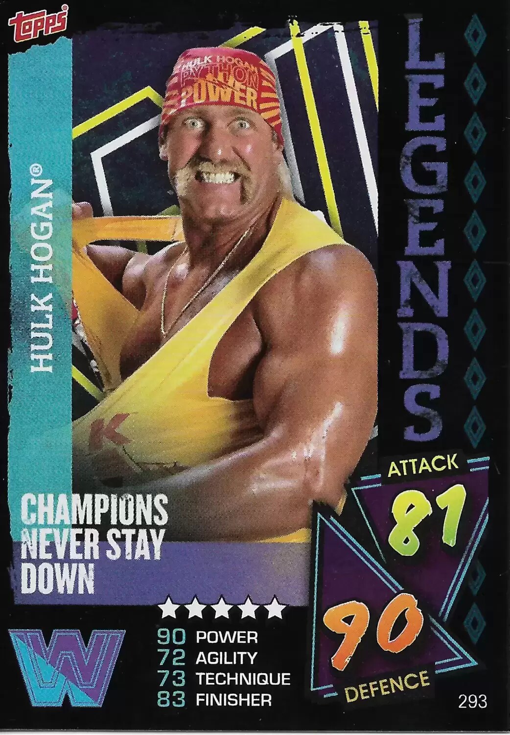 Slam Attax 2021 - Hulk Hogan - WWE Legends
