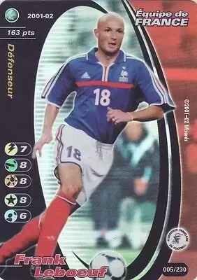 Wizards Football Champions France 2001/2002 - Frank Leboeuf - Equipe De France