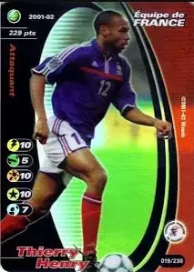Wizards Football Champions France 2001/2002 - Thierry Henry - Equipe De France