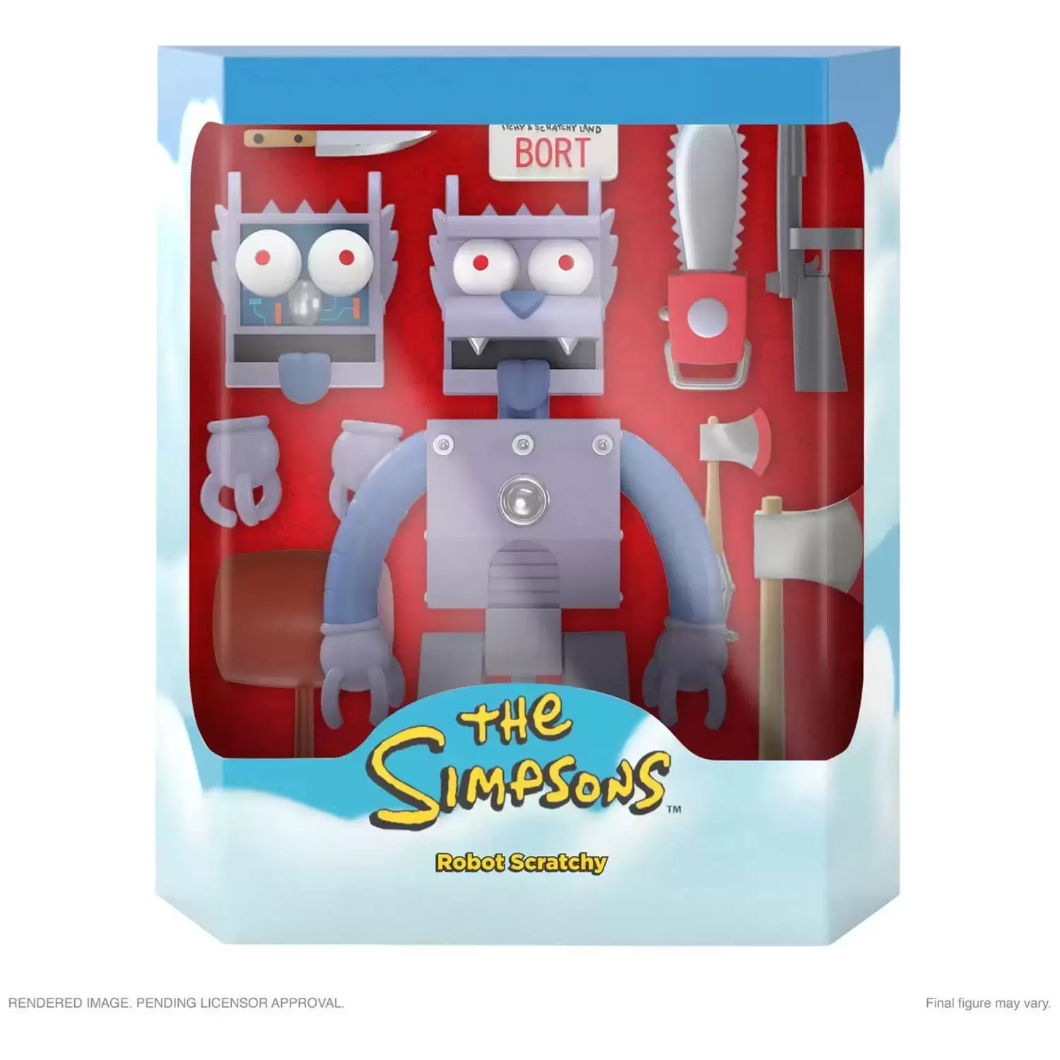 Super7 - ULTIMATES! - The Simpsons - Robot Scratchy