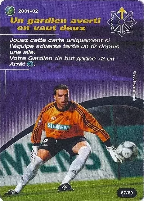 Wizards Football Champions France 2001/2002 - Un gardien averti en vaut deux