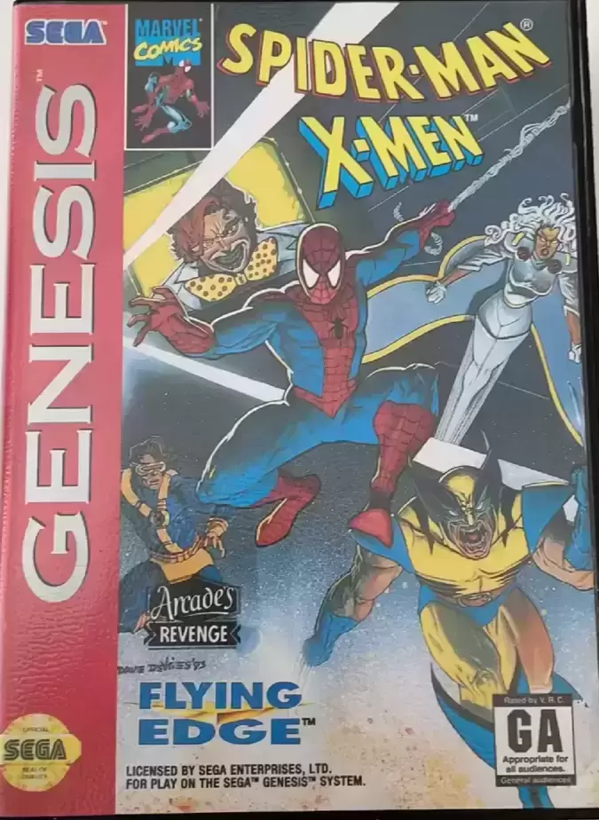 Jeux SEGA Mega Drive - Spider-Man X-Men
