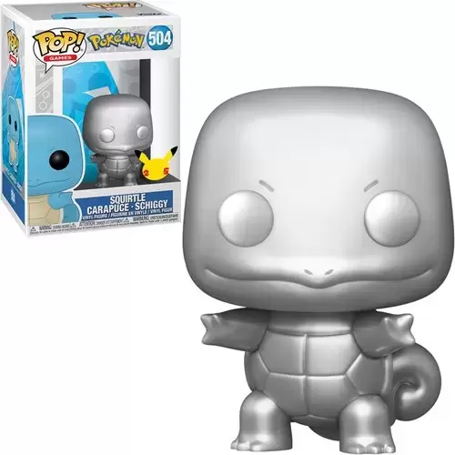 POP! Games - Pokemon - Squirtle Metalic Silver