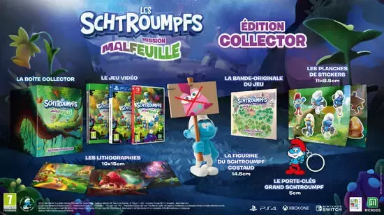 PS4 Games - Les Schtroumpfs Mission Malfeuille Collector Edition