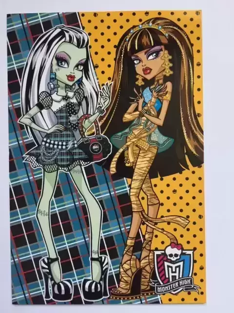 Monster High (dos parapluie) - Photocards - Frankie Stein , Cleo De Nile ,