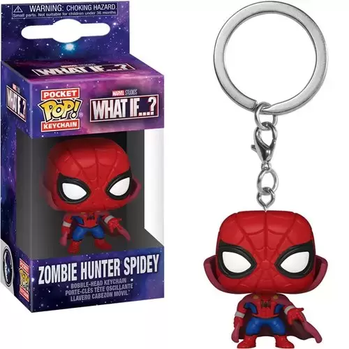 Marvel - POP! Keychain - What if....? - Zombie Hunter Spidey