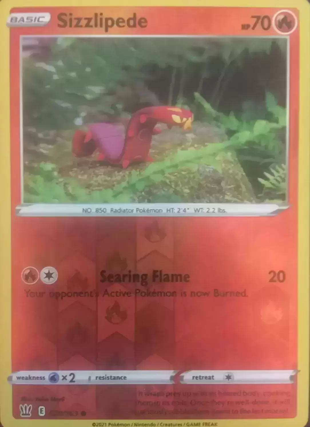 Battle Styles - Sizzlipede Reverse