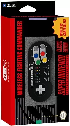Matériel NES Nintendo Entertainment System - HORI Super SNES Classic Edition Fighting Comander Wireless Controller