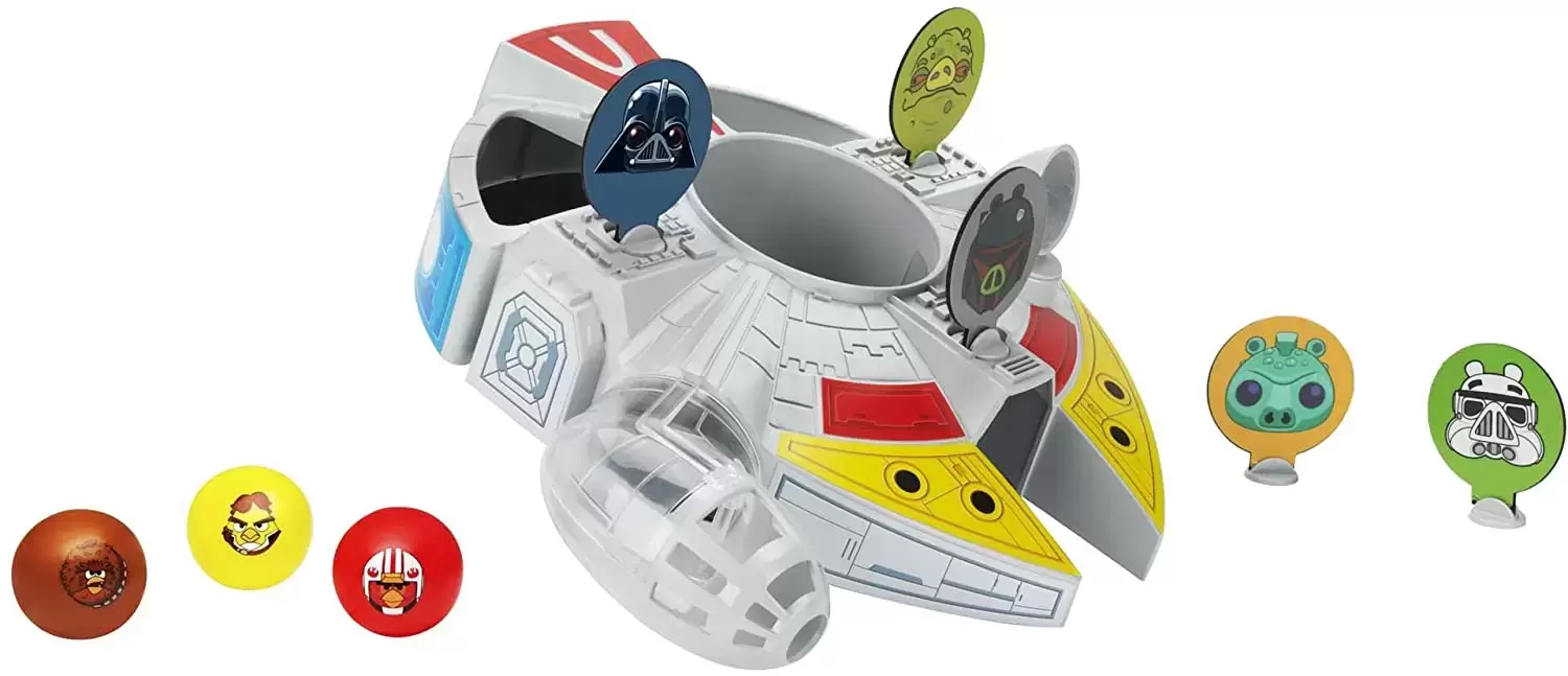 Hasbro Gaming - Angry Birds Star Wars Millennium Falcon Bounce Game