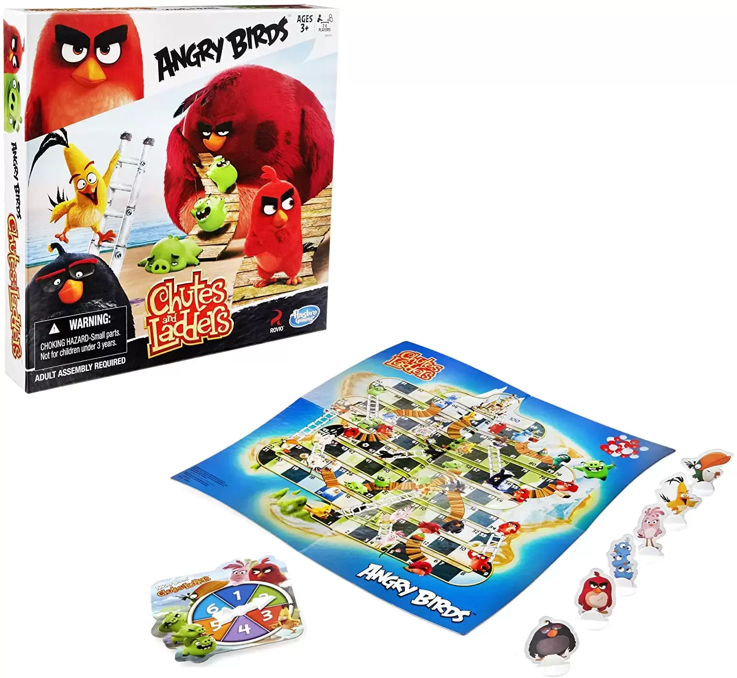 Hasbro Gaming - Chutes and Ladders: Angry Birds Edition