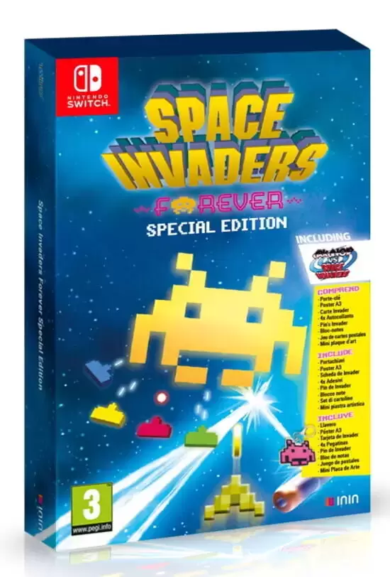 Jeux Nintendo Switch - Space Invaders Forever - Special Edition