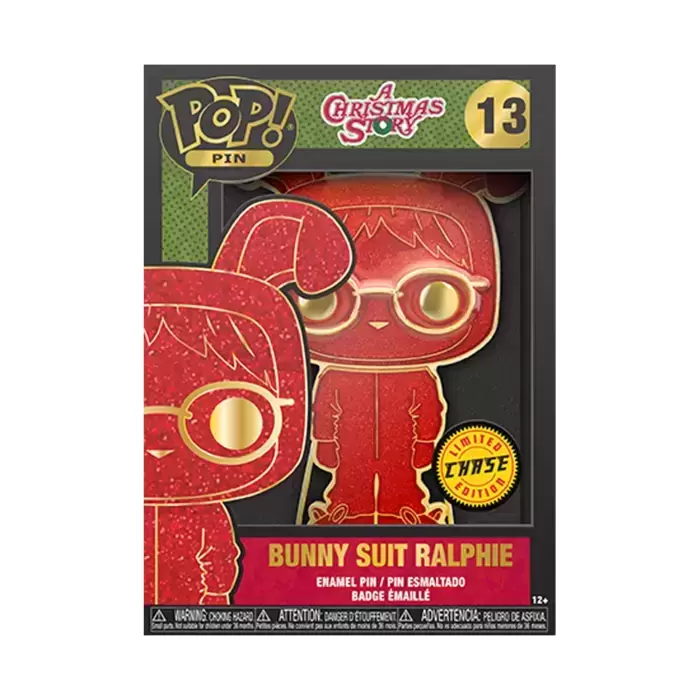 POP! Pin Movies - A Christmas Story - Bunny Suit Ralphie Glitter