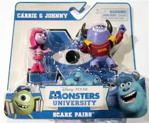 Monsters University Action Figures - Carrie & Johnny Scare Pairs