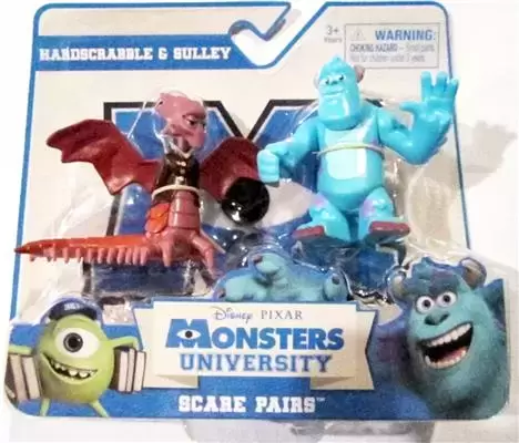 Monsters University Action Figures - Hardscrabble & Sulley Scare Pairs