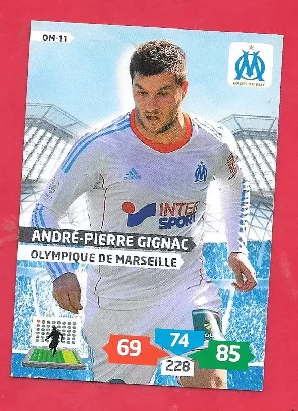 Adrenalyn XL 2013-2014 (France) - André-Pierre Gignac - Attaquant - Olympique de Marseille