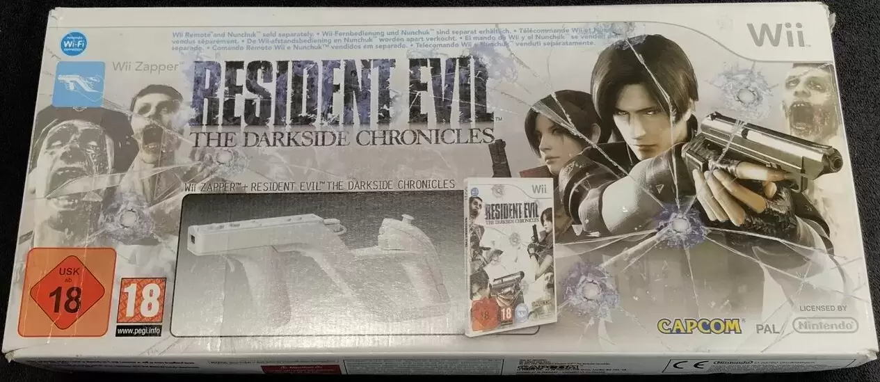 Jeux Nintendo Wii - RESIDENT EVIL The Darkside Chronicles Pack Wii