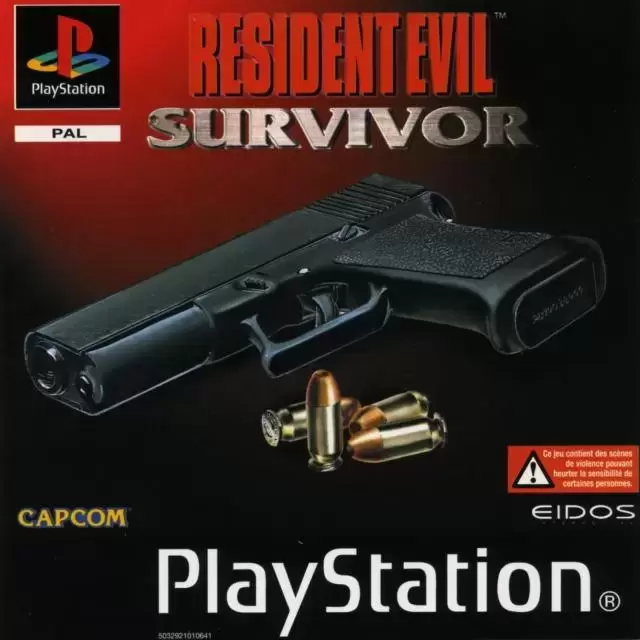 Playstation games - resident evil survivor