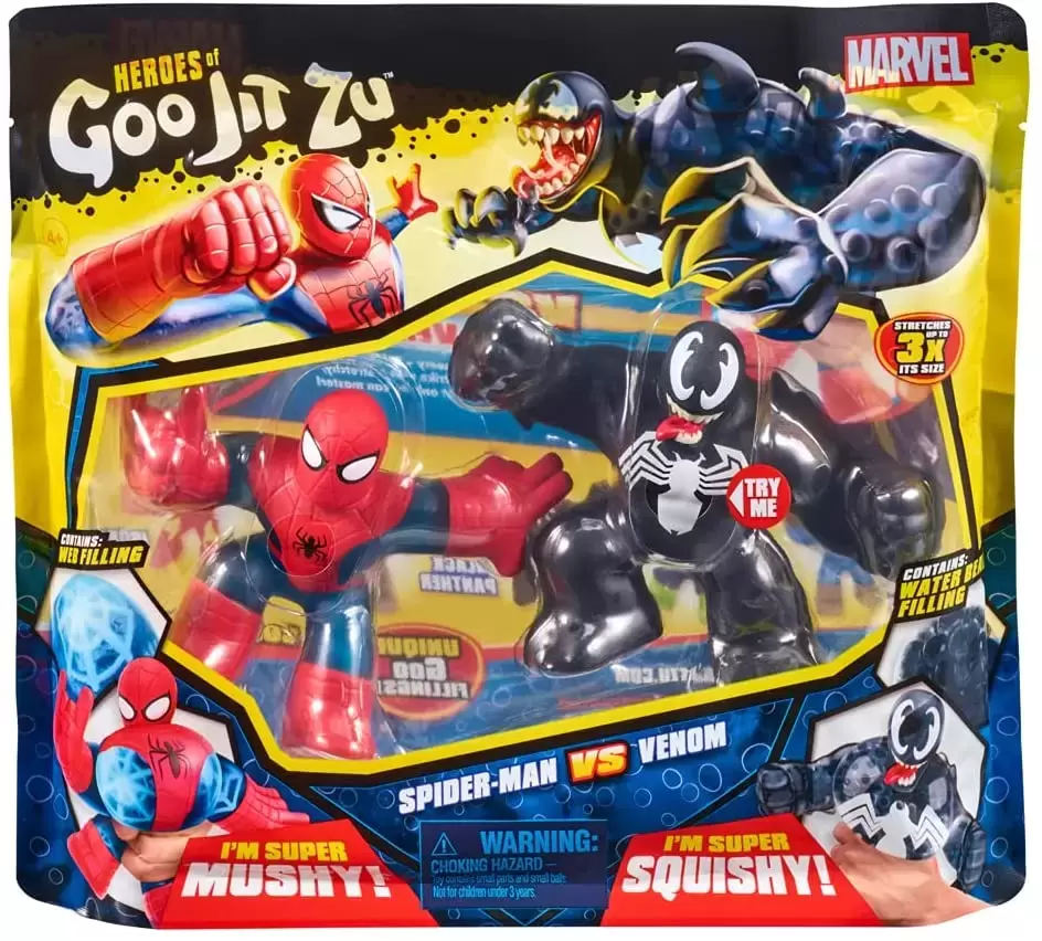 Heroes of Goo Jit Zu - Marvel - Spiderman vs Venom