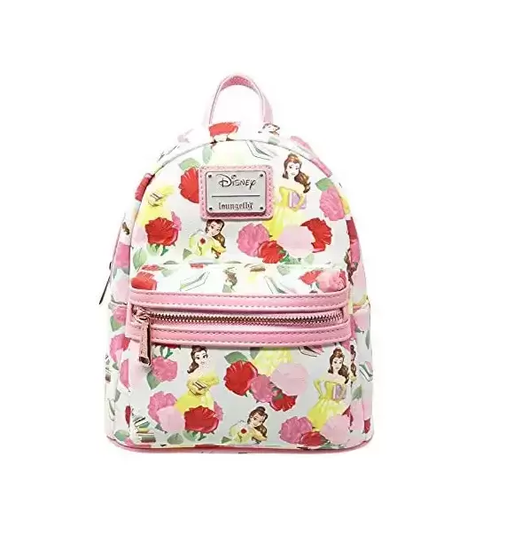 Loungefly - MINI SAC A DOS BELLE AVEC ROSE