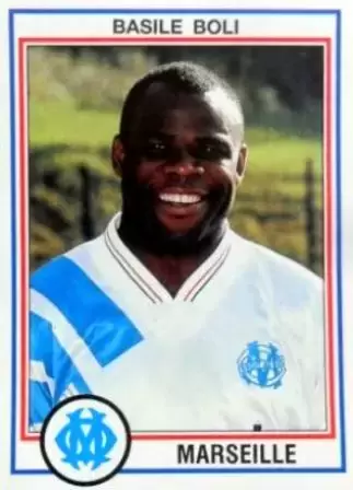 Basile Boli - Marseille - Foot 93 en Images France sticker 102