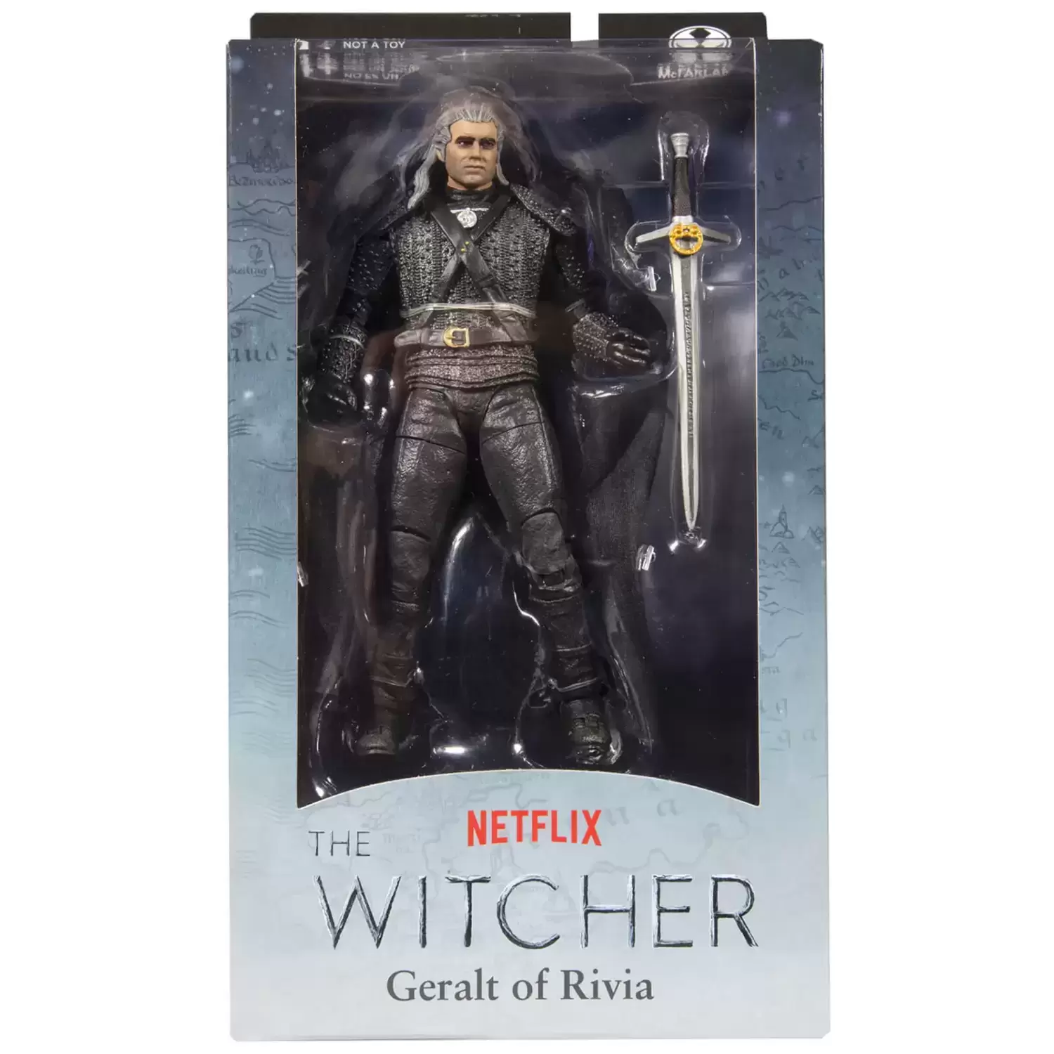 McFarlane - The Witcher - Geralt of Rivia (With Cloth Cape)