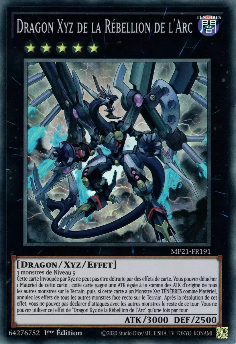 Mega Pack 2021 MP21 - Dragon Xyz de la Rébellion de l\'Arc