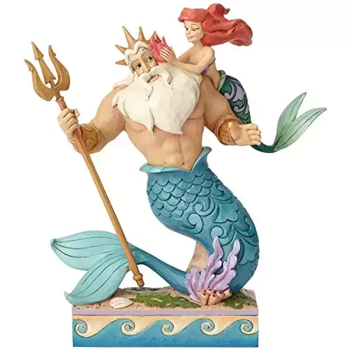 Disney Traditions by Jim Shore - The Little Mermaid - Daddy\'s Little Princess Ariel & Triton