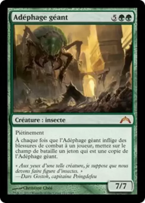 Insurrection - Adéphage géant