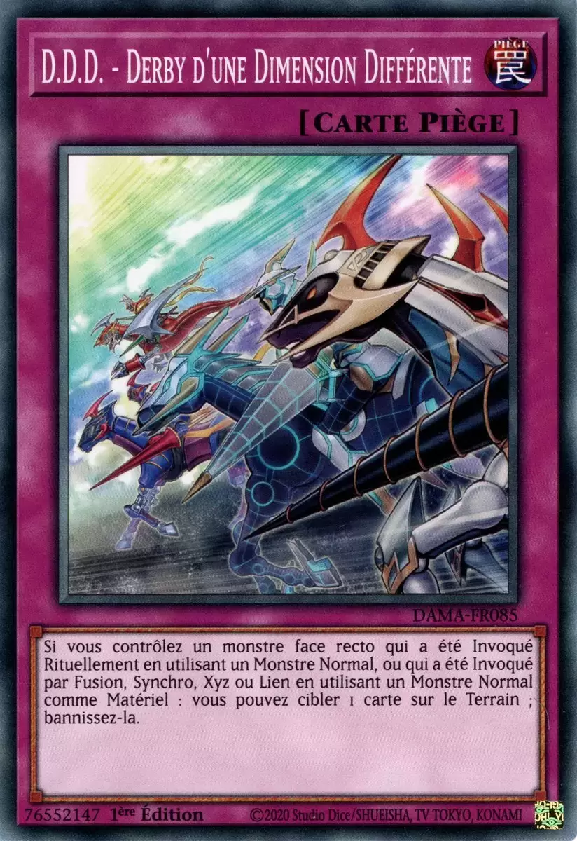 L\'Aube de la Majesté DAMA - D.D.D. - Derby d\'une Dimension Différente