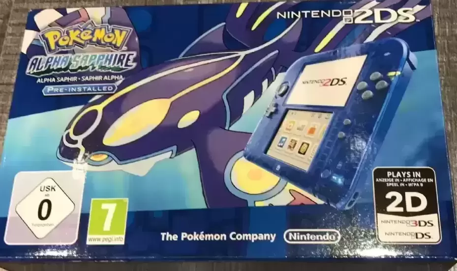 Nintendo 2DS Stuff - Nintendo 2 DS Pokémon Alpha Saphir