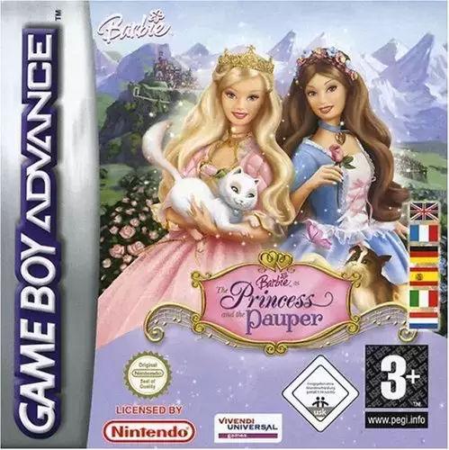 Jeux Game Boy Advance - Barbie : Coeur de Princesse
