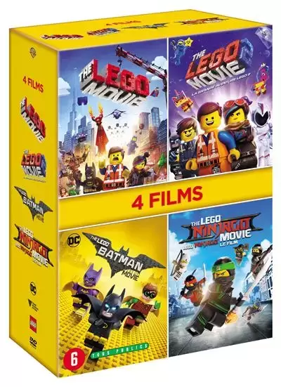 LEGO DVD - Intégrale 4 films Lego