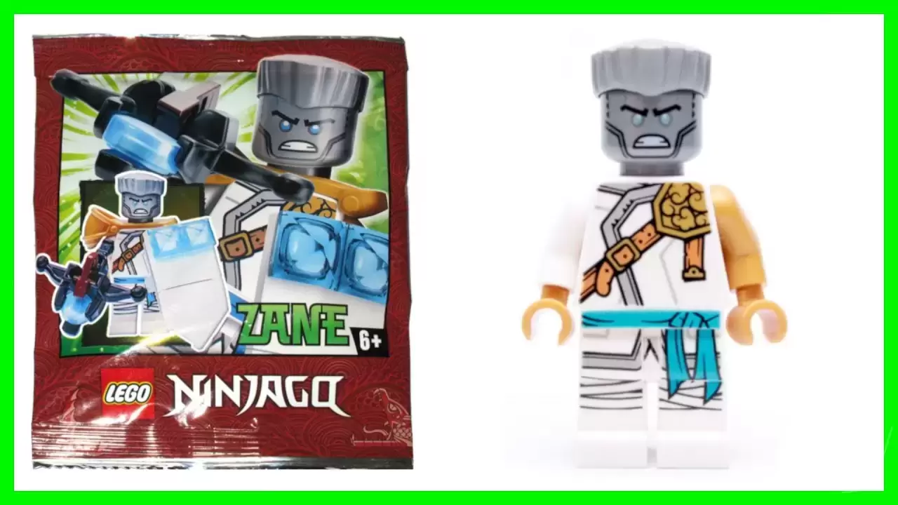 Blue Ocean LEGO Ninjago Zane Minifigure #7 Foil Pack Set 892173 Bagged 