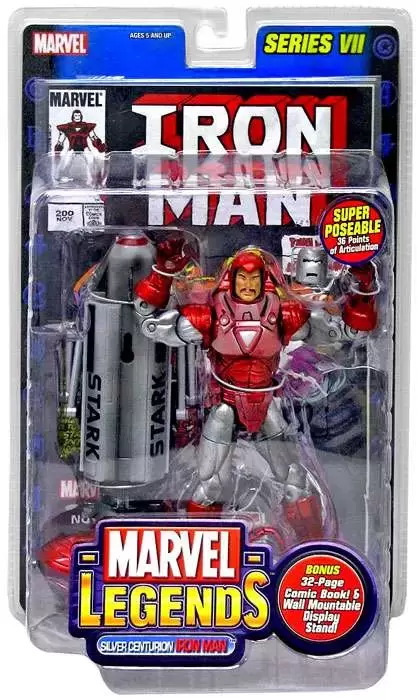 Marvel Legends Toy Biz - (2002-2012) - Silver Centurion Iron Man