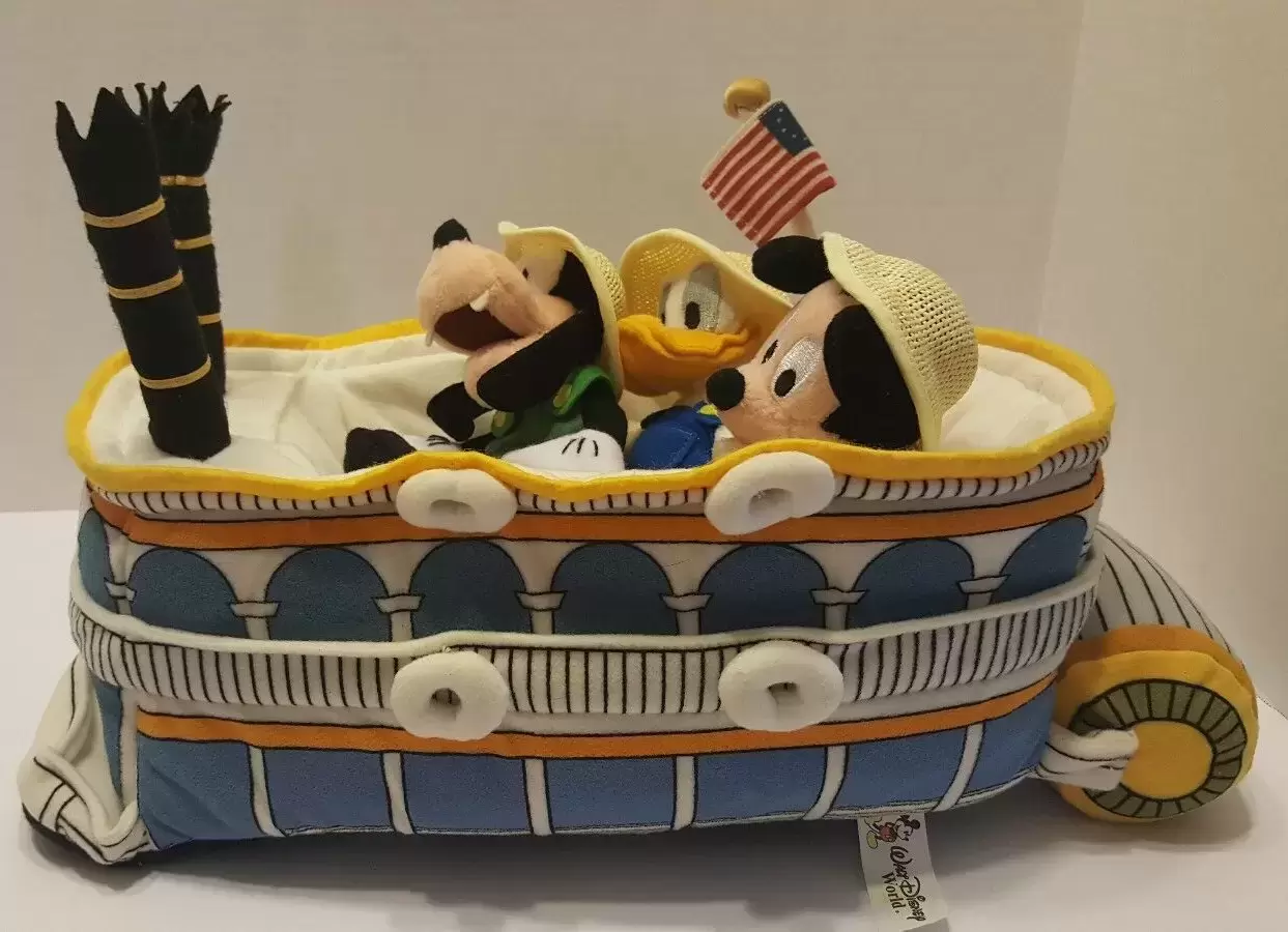 Walt Disney Plush - Mickey And Friends - Mickey And Friends Mark Twain Ferry Boat