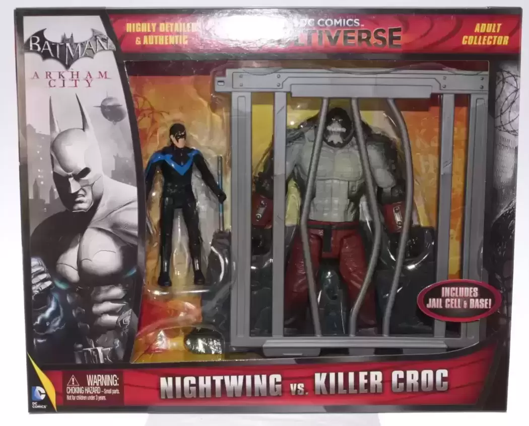 DC Comics Multiverse (Mattel) - Nightwing VS Killer Croc