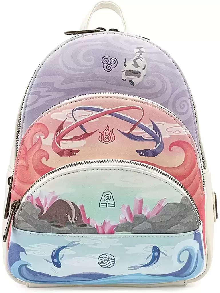 Loungefly - MINI SAC A DOS 4 ELEMENTS / AVATAR THE LAST AIRBENDER
