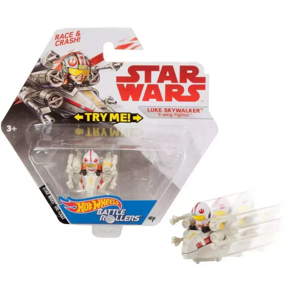 Star Wars Battle Rollers - Luke Skywalker - X-Wing Fighter