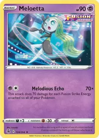 Pokemon Trading Card Game PROMO CARD: MELOETTA - XY193 - BLACK