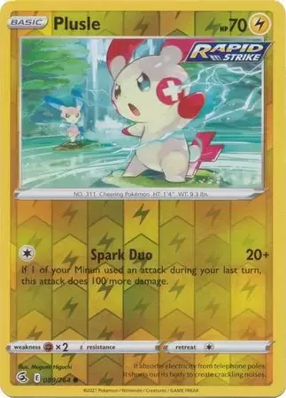 Fusion Strike - Plusle Reverse