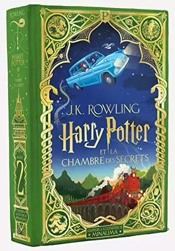 Livres Harry Potter et Animaux Fantastiques - Harry Potter et la chambre des secrets - Illustrations par MinaLima